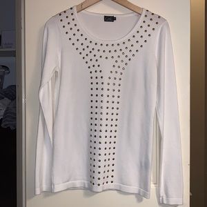 Cielo Long Sleeve with Gold Beads